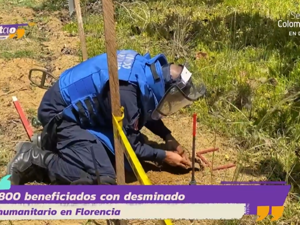 Desminado humanitario en el Caquetá 