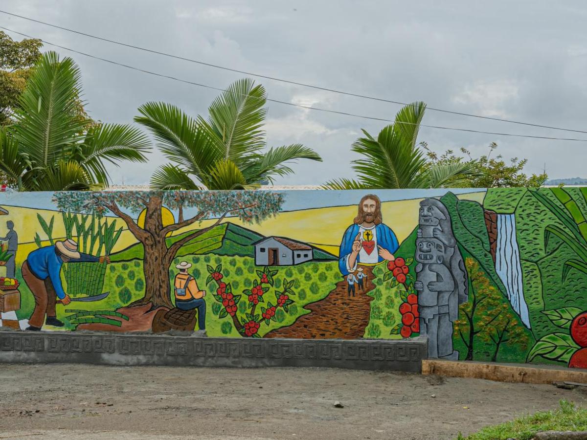 Murales memoria víctimas Colombia