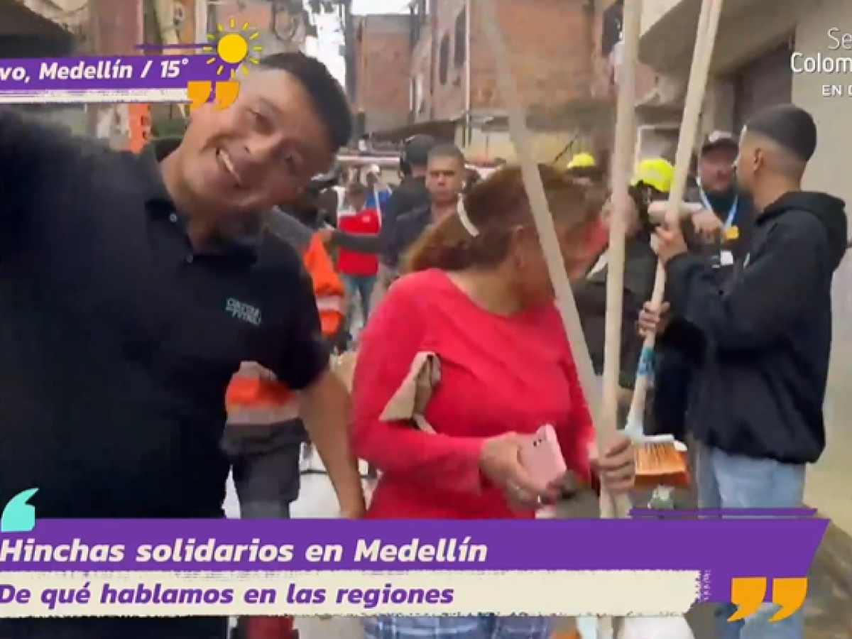 Barristas de Nacional  y Medellín ayudan a damnificados del Sinaí