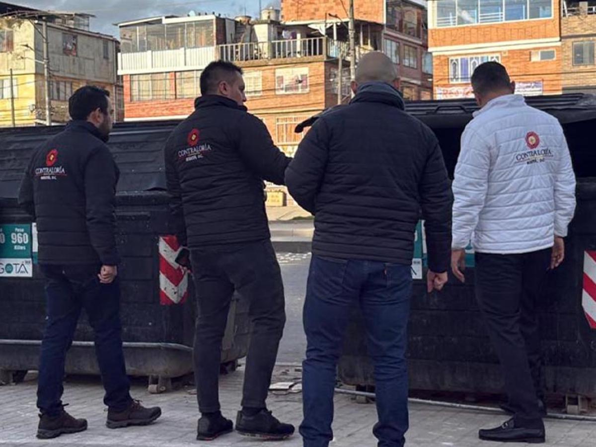 Inconsistencias en ubicación y estado de contenedores de basuras Bogotá 