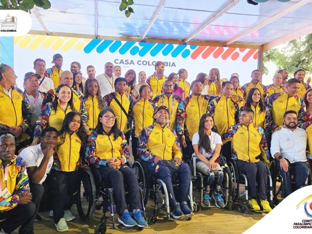 Deportistas colombianos en los Juegos Paralímpicos 2024