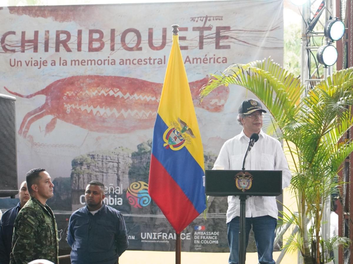 Presidente habla respeto naturaleza en estreno Chiribiquete