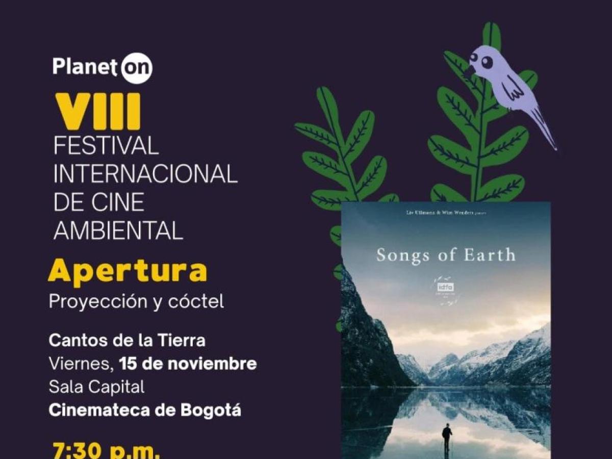 Pieza gráfica festival Planet On  