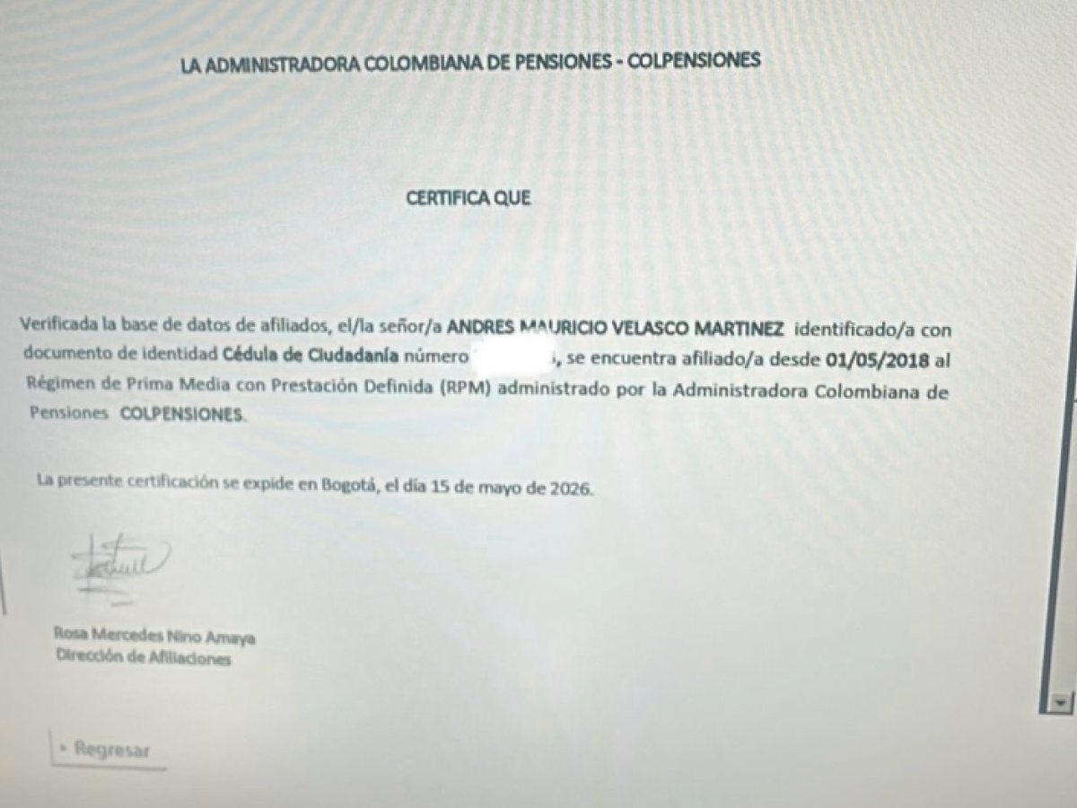 Presidente de Asofondos se pensionará en Colpensiones