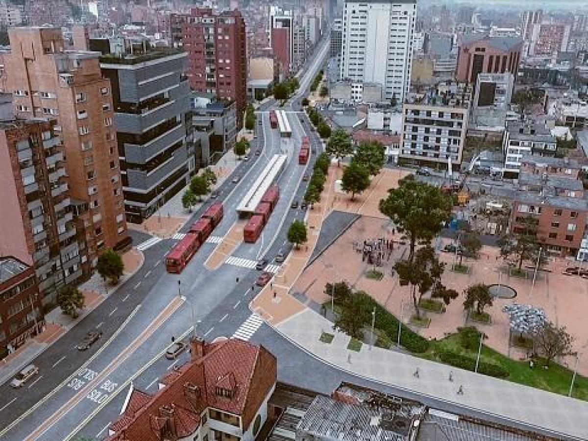 Plan de Movilidad por la carrera séptima en Bogotá