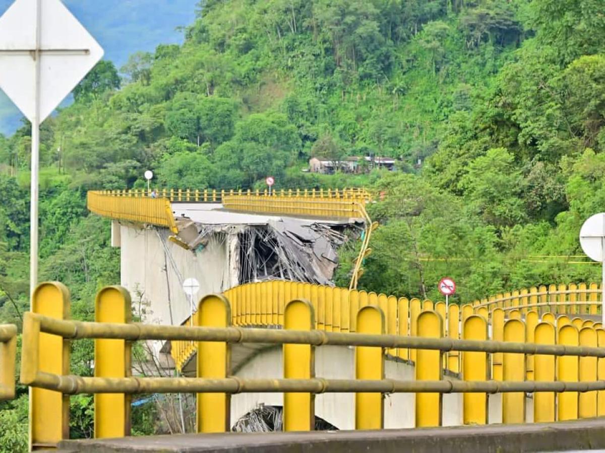 Vía Sogamoso-Aguazul: viaducto Los Grillos en riesgo de colapso