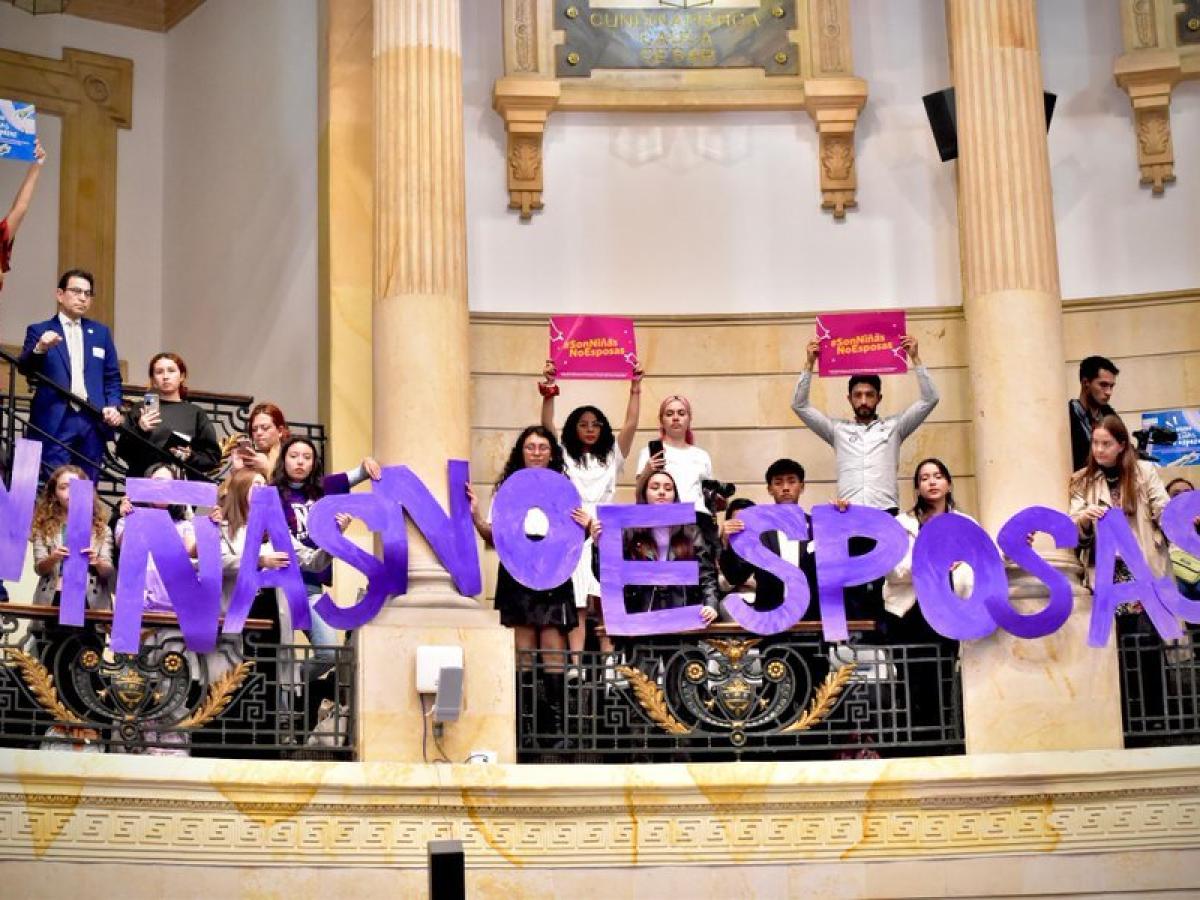 Congreso de Colombia prohíbe el matrimonio infantil