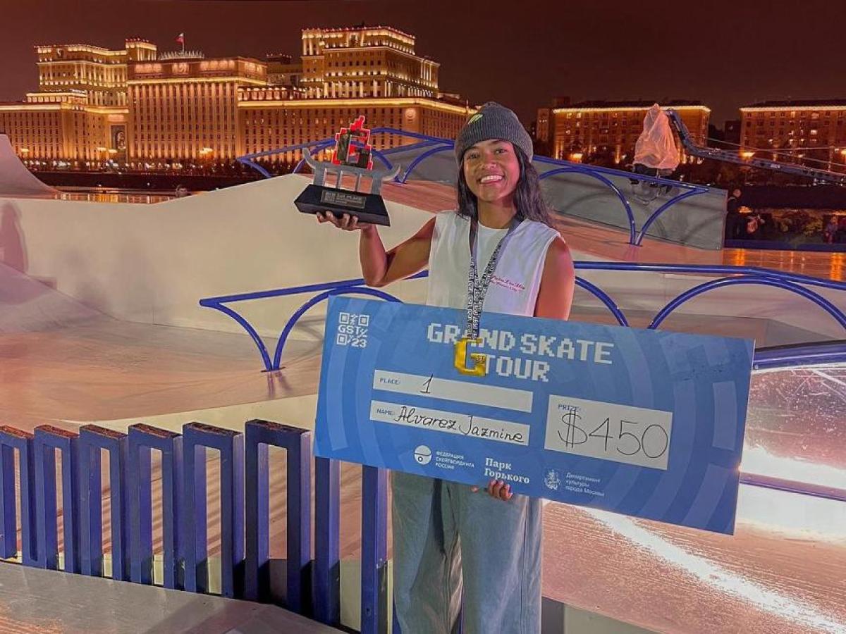 Grand Skate de Moscú 2023: Jazmín Álvarez conquista el oro en Street Femenino