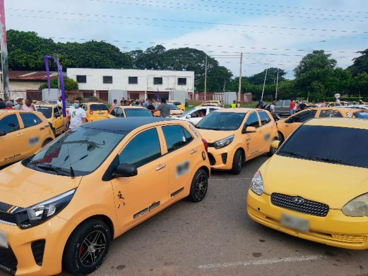 Valledupar: taxistas levantaron bloqueos luego de protestas