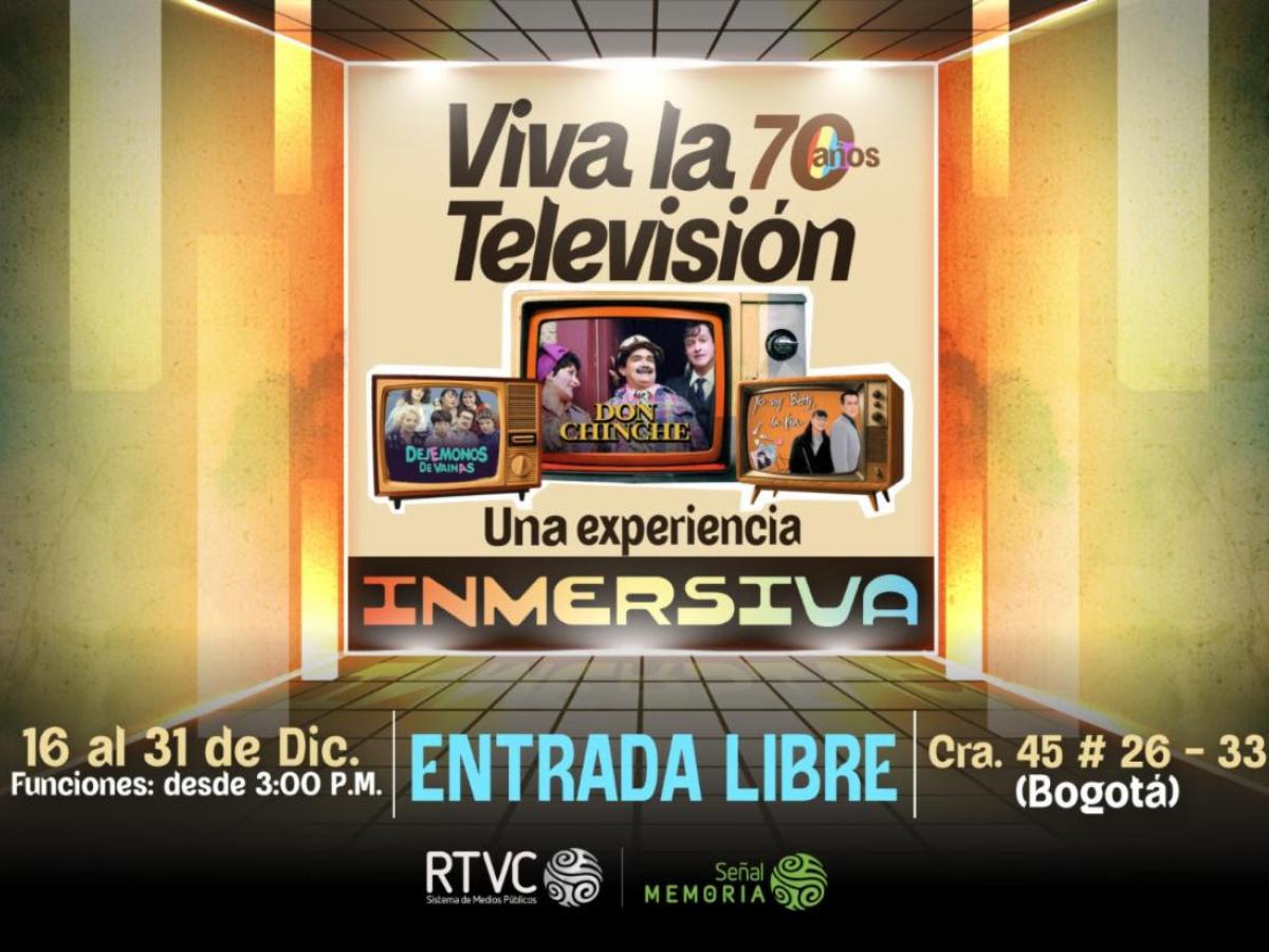 Planes gratis en Bogotá Navidad: Espectáculo 360° RTVC