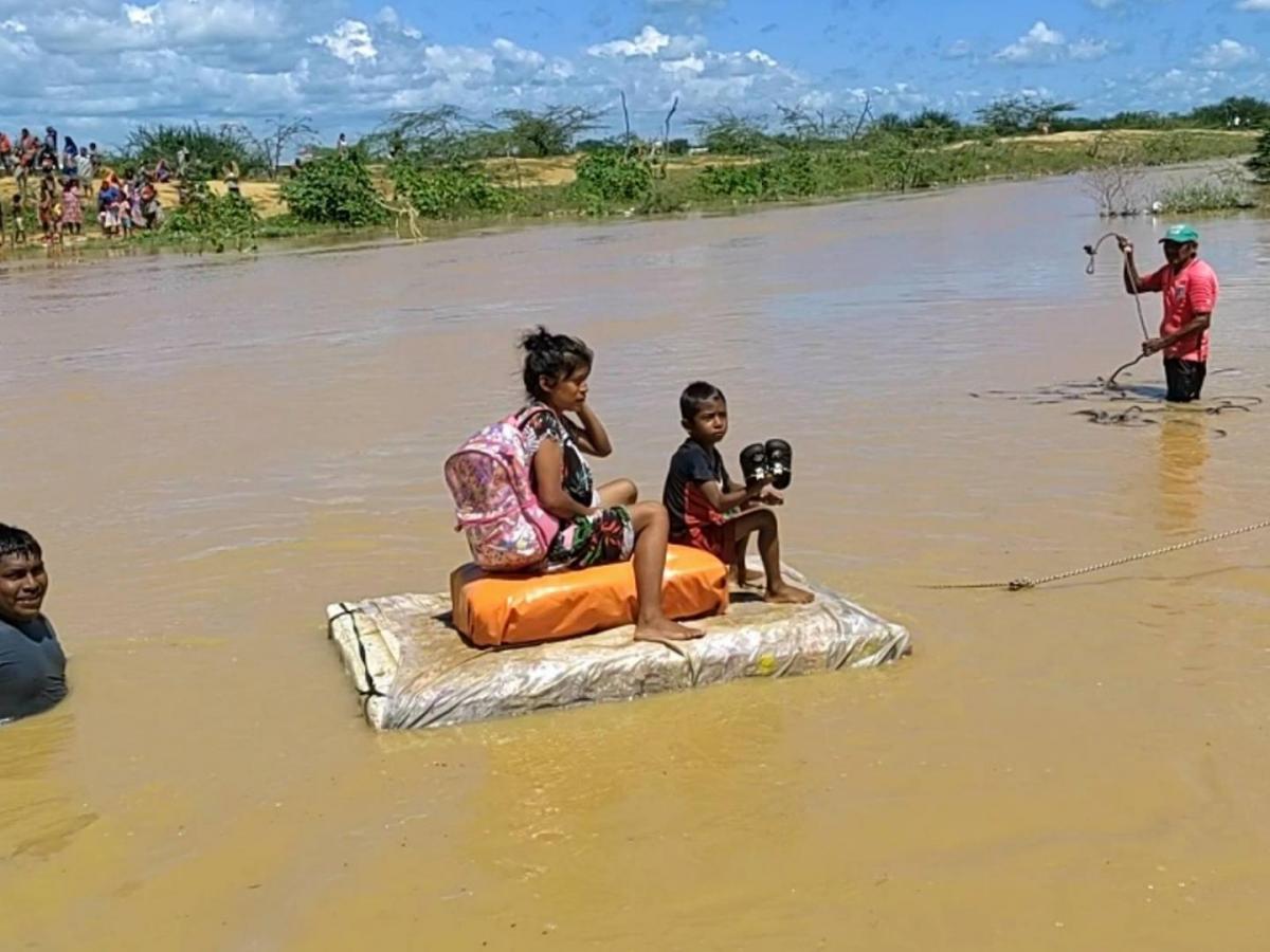 Uribia, La Guajira: afectados por lluvias | Temporada invernal 