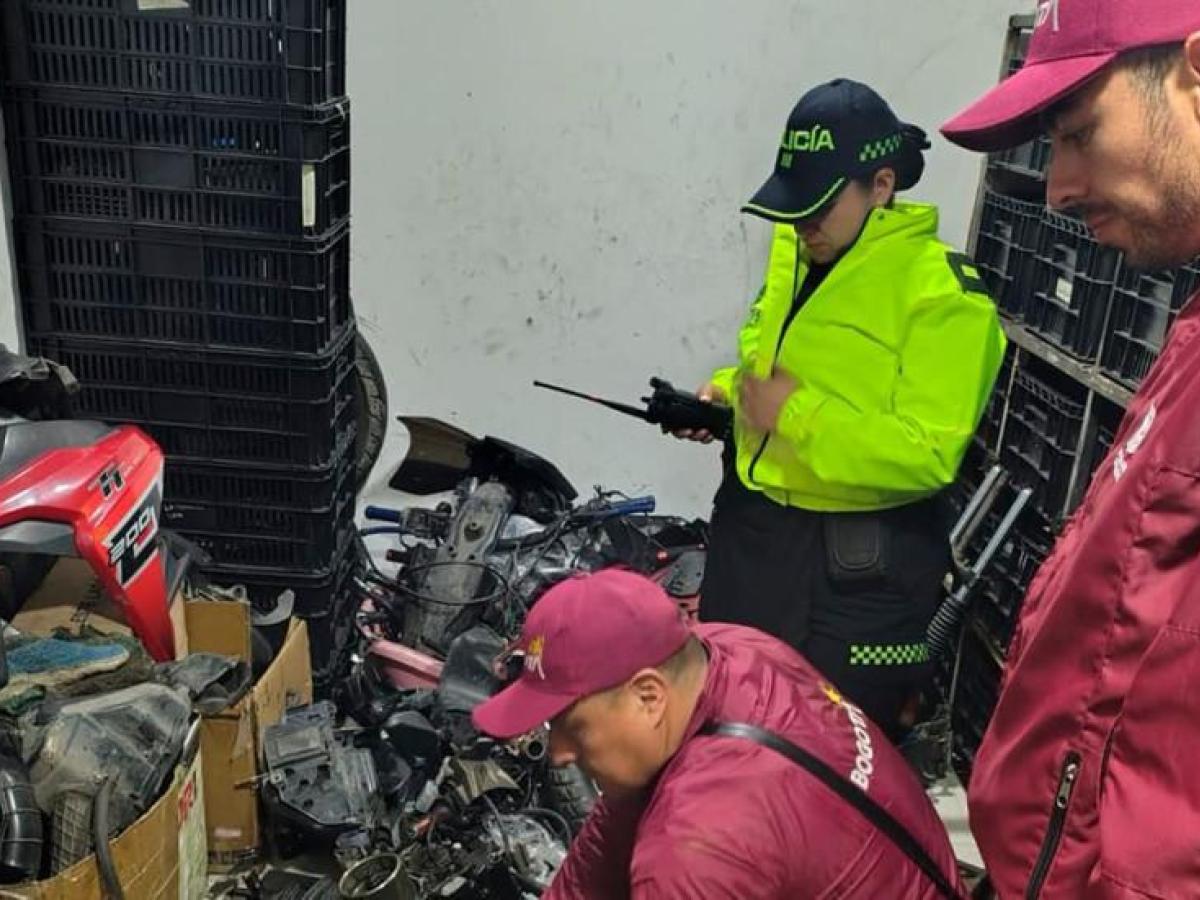 Vehículos robados en Bogotá fueron recuperados gracias a operación San Antonio