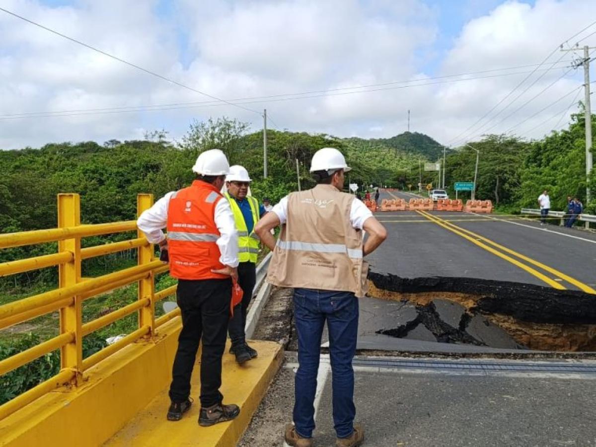 Vía al Mar Cartagena - Barranquilla está cerrada: rutas alternas  