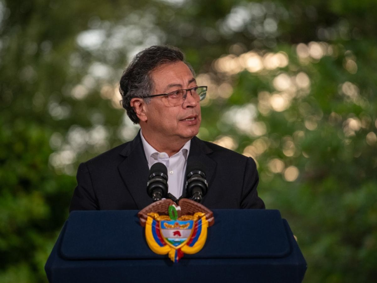 Propuesta del presidente Petro sobre un viaducto al norte de Bogotá. / Foto: Presidencia.