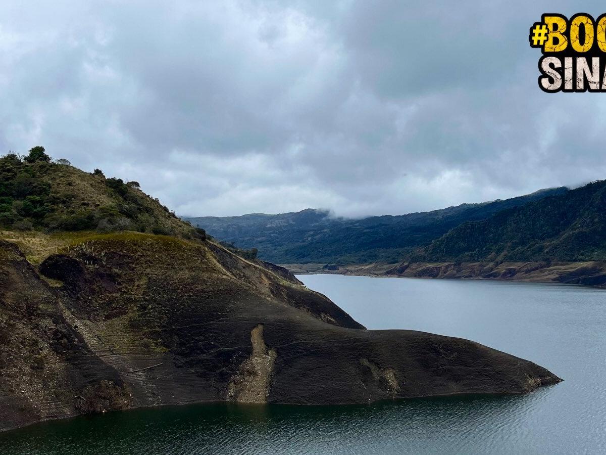 Bajo nivel embalse Chingaza 
