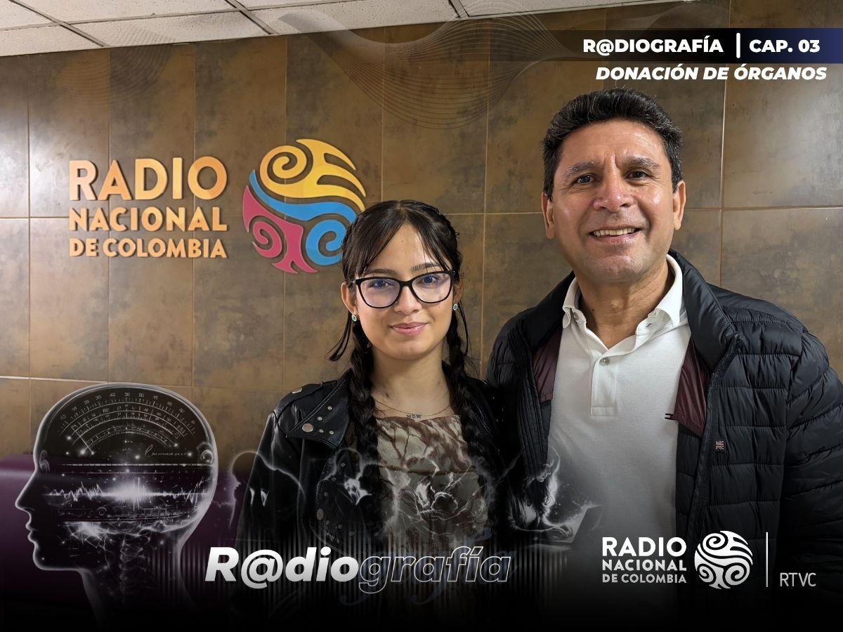 Edna Karina Cortés Polanía y el doctor Jorge Cubillos Gutiérrez,