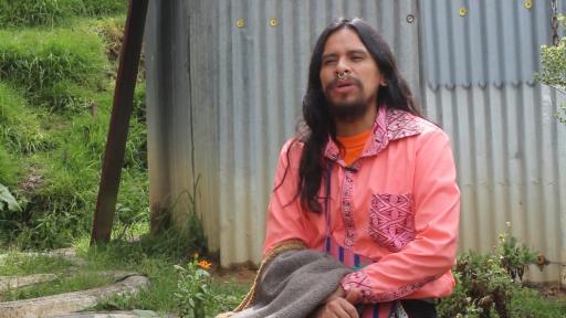 Indígenas muiscas en Bogotá