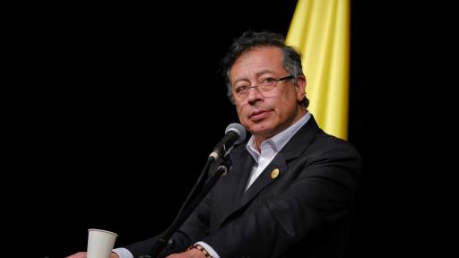 Presidente Petro en su visita en Bruselas