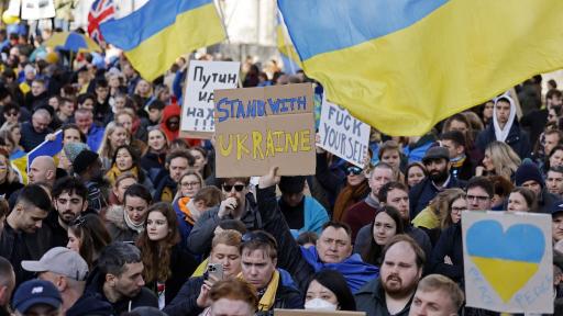 Solidaridad con Ucrania en las calles de todo el mundo