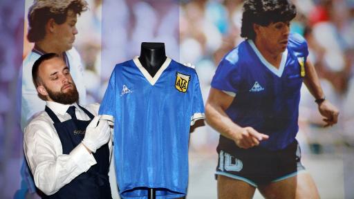 Camiseta de Maradona será expuesta en Catar durante el Mundial