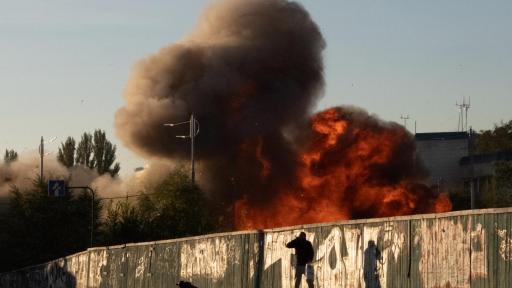 Rusia ataca a Kiev con drones 