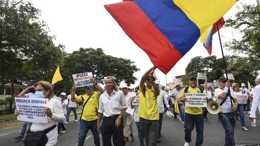Marchas en contra las reformas del Gobierno Petro | 15 de febrero
