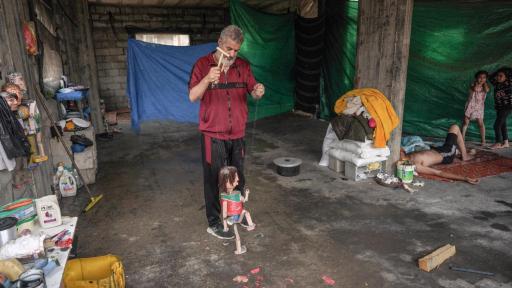 Conflicto en Gaza: Títeres marionetista Mahdi Karira