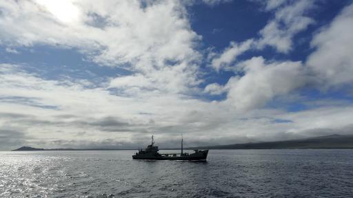 El "Hualcopo", de llevar pesca ilegal a combatir buques depredadores en Galápagos