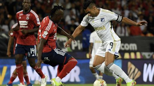 Falcao debut fútbol colombiano: empate Millonarios 