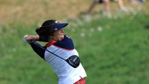 Juegos Olímpicos: María José Uribe destacó en el debut del golf femenino