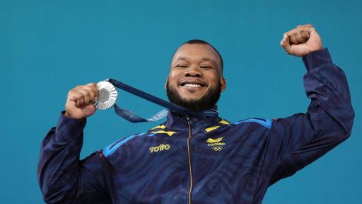 Nueva medalla para Colombia: Yeison López en levantamiento de pesas 