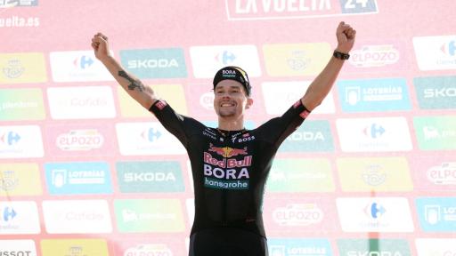 Vuelta a España: Primoz Roglic ganó la 8ª etapa