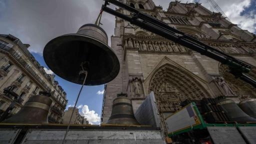 Recuperación ocho campanas catedral Notre Dame