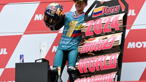 David Alonso es campeón mundial de Moto3