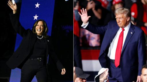 Donald Trump y Kamala Harris, candidatos a las elecciones de Estados Unidos