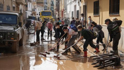 Inundaciones en Valencia, España.