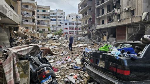 Beirut después de los bombardeos
