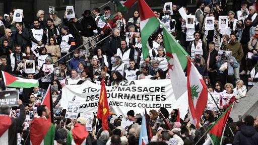 Protestas en París para detener la ofensiva contra Gaza
