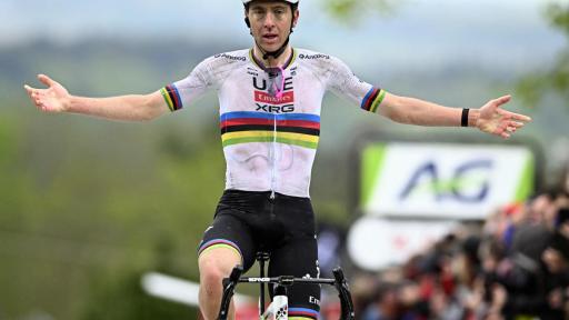 Tadej Pogacar ganó la Flecha Valona 2025