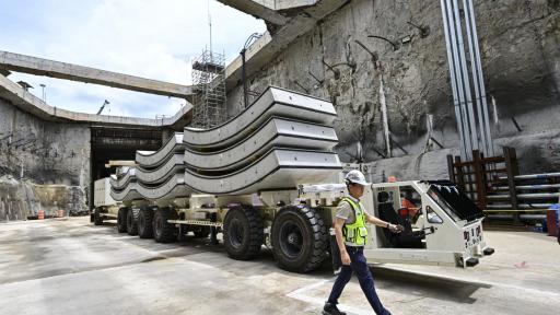 Panamá construye un túnel bajo su canal para una línea de metro