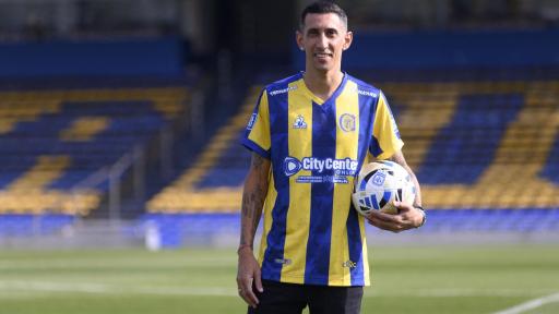 Ángel Di María regresó a Rosario Central, equipo de sus amores