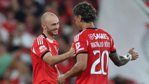 Richard Ríos jugará con Benfica la Uefa Champions League