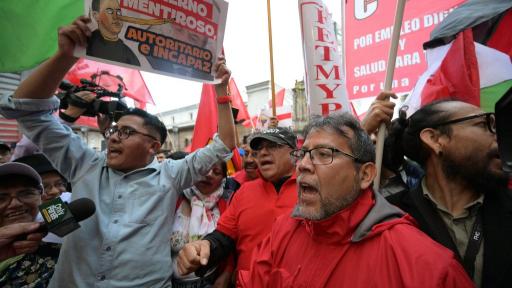 Protestas en Quito contra las políticas contra el presidente de Ecuador