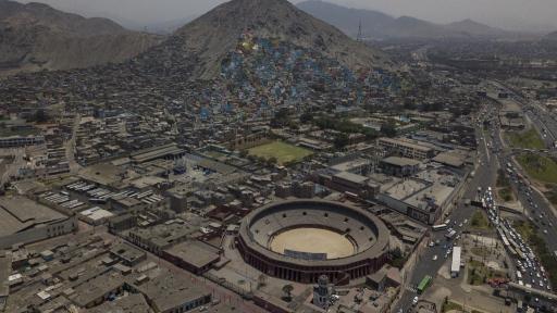 Cerro San Cristóbal en Lima, Perú 
