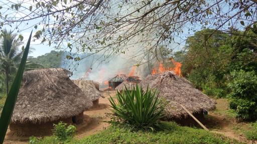 La Guajira: Incendio dejó a más de 70 familias indígenas sin vivienda