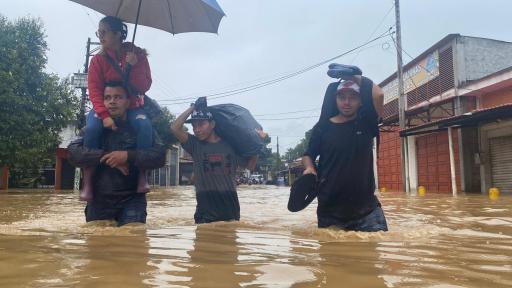 Desbordamiento río Caguán: familias afectadas