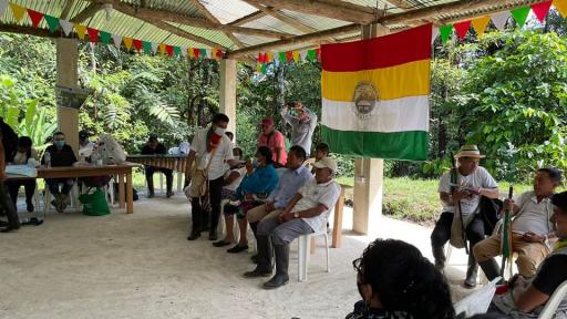 Desplazamiento y confinamiento de indígenas awá en Nariño