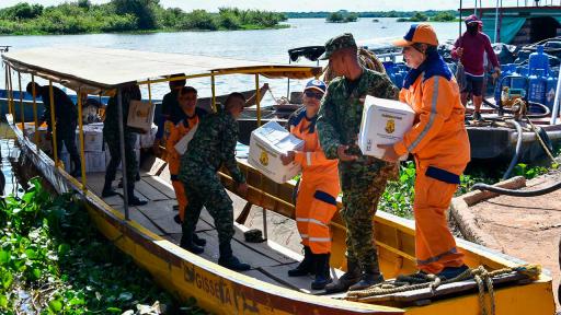 UNGRD entrega 14.000 kits humanitarios en Amazonas, Vichada, Caquetá, Guainía y Guaviare