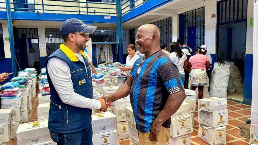 UNGRD entregó más de 4.300 ayudas humanitarias en Tumaco