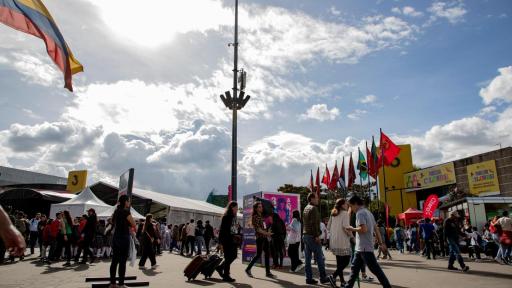 Feria del Libro de Bogotá 2024: pabellón de Brasil 